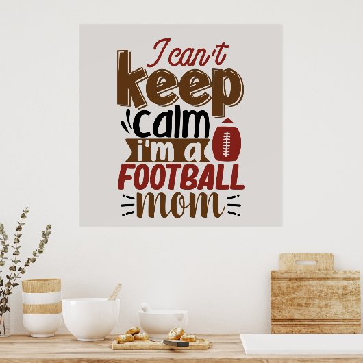 footballs mama poster (Keuken)