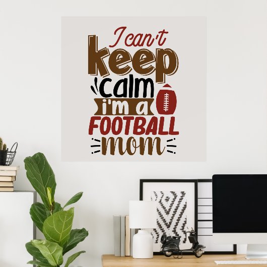 footballs mama poster (Thuiskantoor)