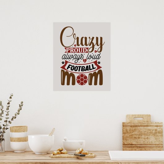 footballs mama poster (Keuken)