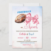 Footballs of bogen onthullen geslacht kaart (Voorkant)