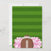 Footballs of Pom Poms Gender onthullen Kaart (Achterkant)