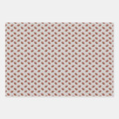 Footballs op Light Ash Grey Inpakpapier Vel (Voorkant 2)