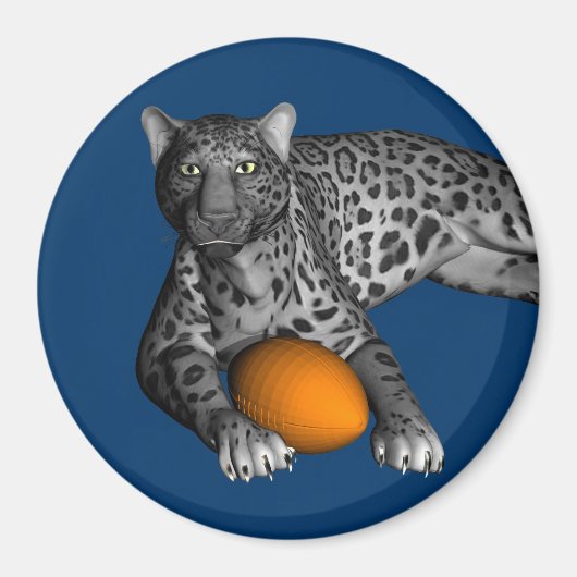 Footballs panter magneet (Voorkant)