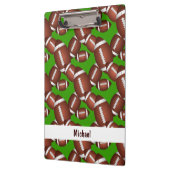 Footballs patroon klembord (Links)