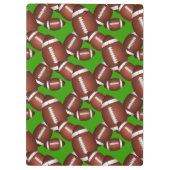 Footballs patroon klembord (Achterkant)