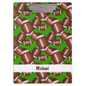 Footballs patroon klembord (Voorkant)