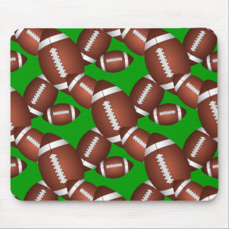 Footballs patroon muismat