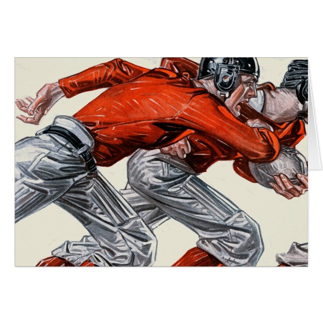 Footballs spelers (Voorkant Horizontaal)