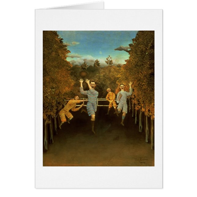 Footballs spelers, 1908 (olie op canvas) (Voorkant)