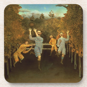 Footballs spelers, 1908 (olie op canvas) bier onderzetter