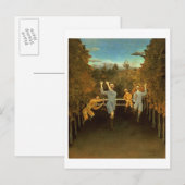 Footballs spelers, 1908 (olie op canvas) briefkaart (Voorkant / Achterkant)