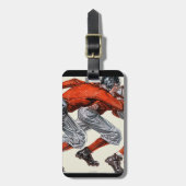 Footballs spelers bagagelabel (Voorkant verticaal)