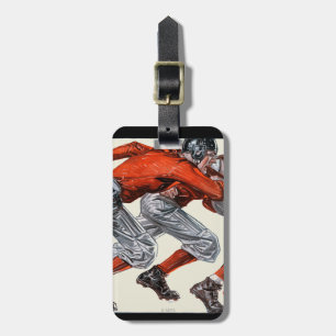 Footballs spelers bagagelabel