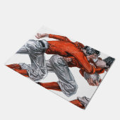 Footballs spelers deurmat (Schuin)