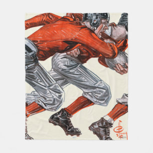 Footballs spelers fleece deken