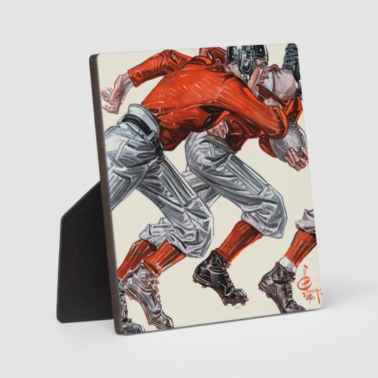 Footballs spelers fotoplaat (Voorkant)