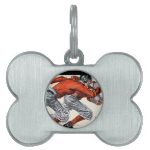 Footballs spelers huisdieren naamplaatje