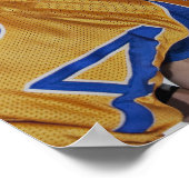 Footballs spelers in de warboel poster (Hoek)