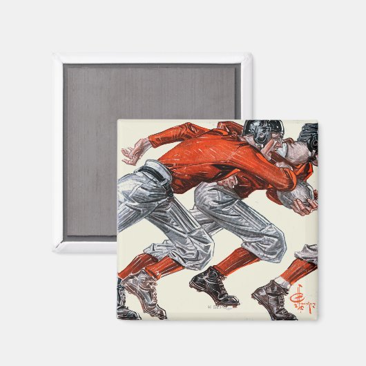 Footballs spelers magneet (Voorkant / Achterkant)