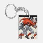 Footballs spelers sleutelhanger (Voorkant Links)