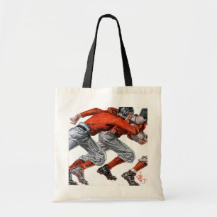 Footballs spelers tote bag