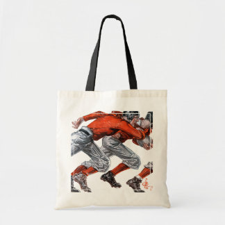 Footballs spelers tote bag