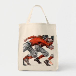 Footballs spelers tote bag
