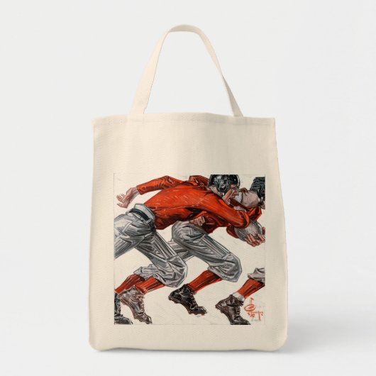 Footballs spelers tote bag (Voorkant)