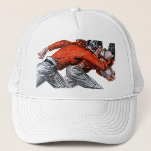Footballs spelers trucker pet
