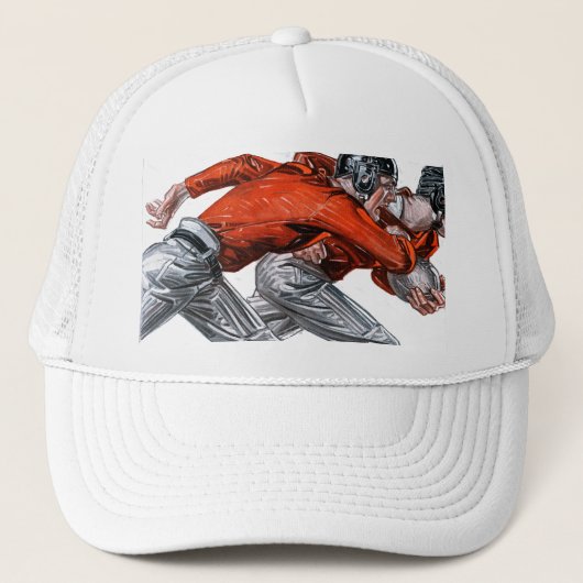 Footballs spelers trucker pet (Voorkant)