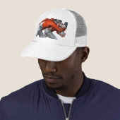 Footballs spelers trucker pet (In situ)