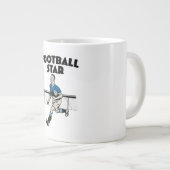 Footballs ster grote koffiekop (Voorkant rechts)