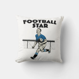 Footballs ster kussen
