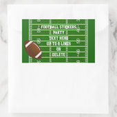 Footballs Stickers met maximaal 8 lijnen JOUW TEKS (Tas)