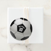 Footballs van Monogram Voetbal Association Bedankjes Labels (In situ)