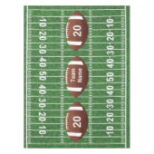 Footballs veld en bollen ontwerp-tablet tafelkleed (Voorkant)