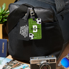 Footballs ventilatoren bagagelabel