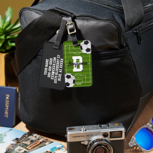 Footballs ventilatoren bagagelabel (Voorkant /achterkant)