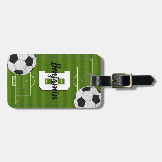 Footballs ventilatoren bagagelabel (Voorkant horizontaal)