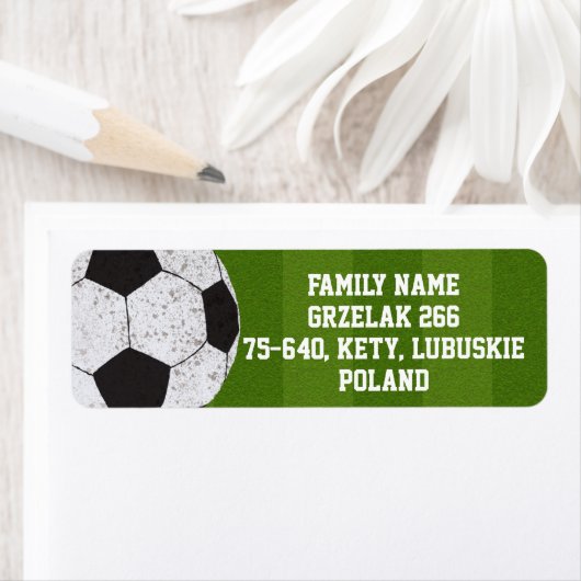 Footballs ventilatoren etiket (Insitu)