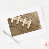 Footballs veters rechthoek Sticker (Envelop)