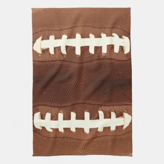 Footballs veters theedoek (Verticaal)