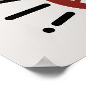 Footballs voor wollen vloeren poster (Hoek)