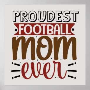 Footballs voor wollen vloeren poster