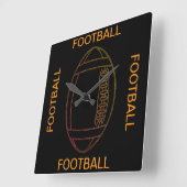 Footballs wandklok (Hoek)