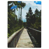 Footbridge over Canadian Canyon Klembord (Achterkant)