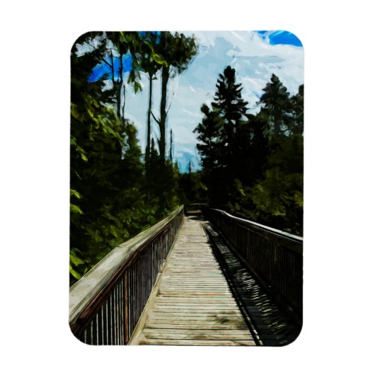 Footbridge over Canadian Canyon Magneet (Verticaal)