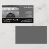 Footed Photo - 60pc grijs - Old UK Radio Dial Visitekaartje (Voorkant / Achterkant)