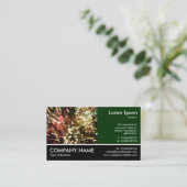 Footed Photo - DK Green - Fibre Optics Visitekaartje (Staand voorkant)