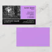 Footed Photo - Pasen Paarse - In de Bossen Visitekaartje (Voorkant / Achterkant)